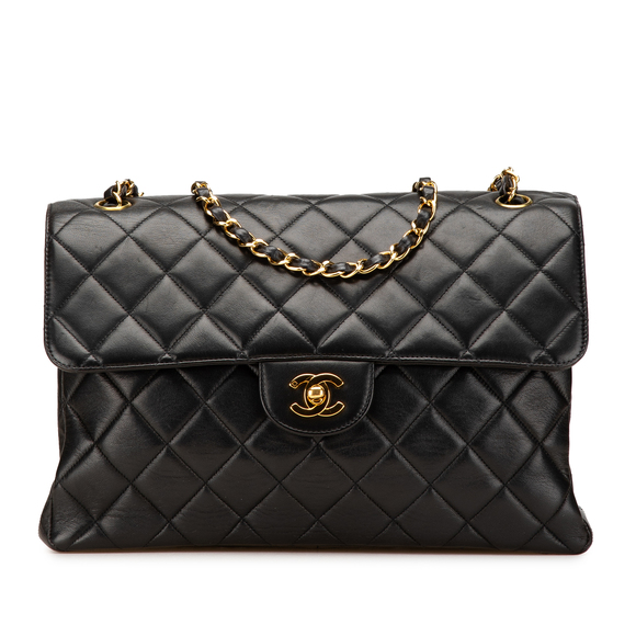 Pre-Loved Chanel Jumbo Lambskin Double Sided Flap - Picture 1 of 12